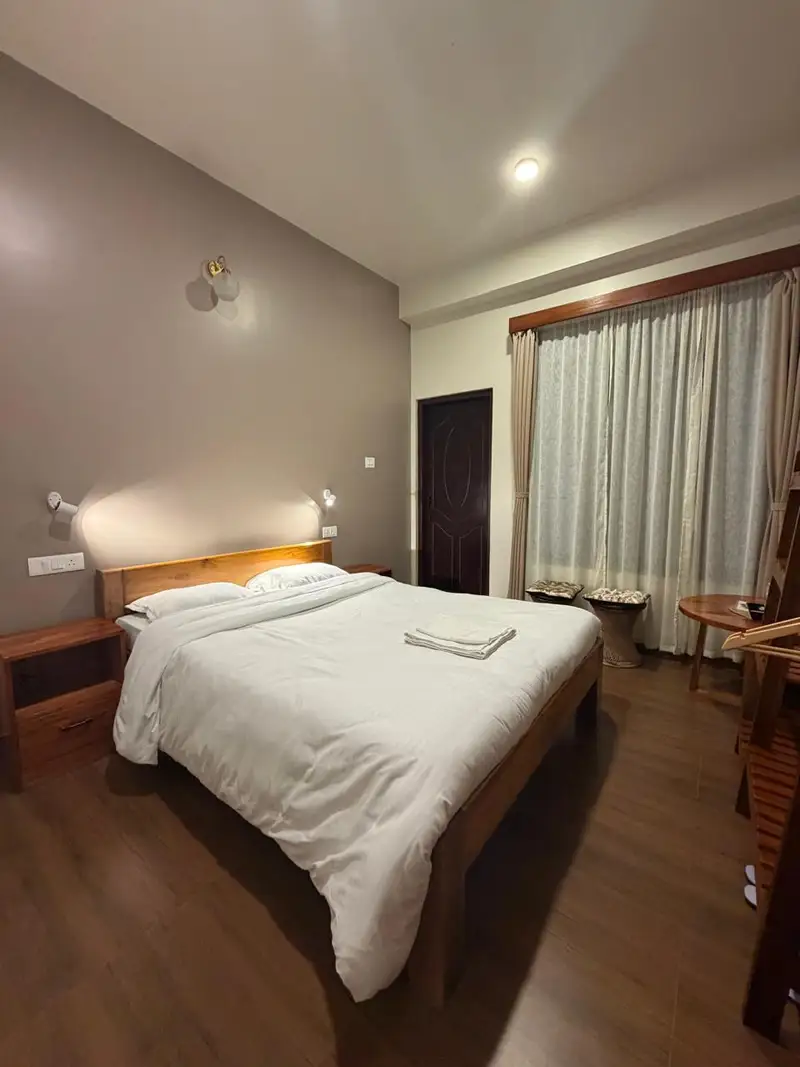 Lawei Homestay room interior showcasing bespoke hospitality services in Shillong